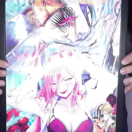 Chainsaw Man Power Tablo – 3D Anime Poster (Lenticular)