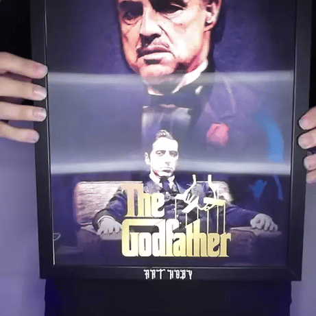 Vito Corleone Posteri – The Godfather Koleksiyon Hareketli Tablosu (Lenticular)